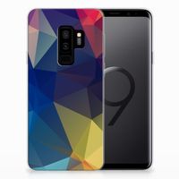 Samsung Galaxy S9 Plus TPU Hoesje Polygon Dark