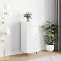 Dressoir 34,5x34x90 cm bewerkt hout hoogglans wit Dressoir 34,5x34x90 cm bewerkt hout hoogglans wit