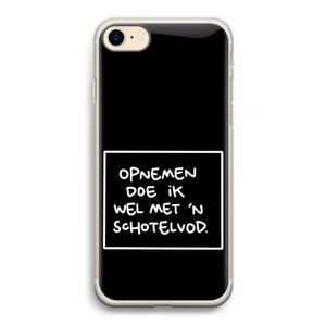Schotelvod: iPhone 7 Transparant Hoesje