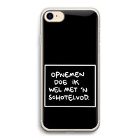 Schotelvod: iPhone 7 Transparant Hoesje