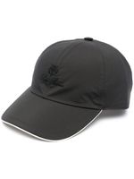 Loro Piana casquette à bords contrastants - Noir Loro Piana casquette à bords contrastants - Noir