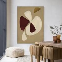 Urban Cotton Wandkleed 'Elegant' 80 x 110cm in Frame - black