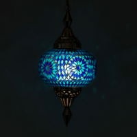 Hanglamp Roya pompoen blauw
