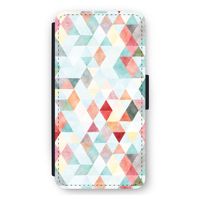 Gekleurde driehoekjes pastel: iPhone 11 Flip Hoesje