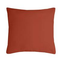 Stof Textile sierkussen Nelson - terracotta - 60 x 60 cm - bank kussens - polyester Stof Textile sierkussen Nelson - terracotta - 60 x 60 cm - bank kussens - polyester