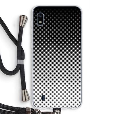 Musketon Halftone: Samsung Galaxy A10 Transparant Hoesje met koord