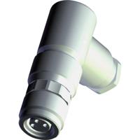 TE Connectivity T4112001041-000 Sensor/actuator connector, niet geassembleerd M12 Aantal polen: 4 Bus, haaks 1 stuk(s)