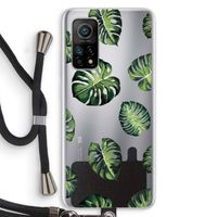 Tropische bladeren: Xiaomi Mi 10T 5G Transparant Hoesje met koord