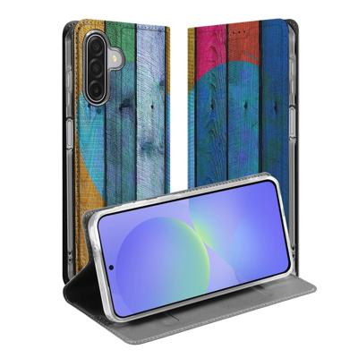 Smart Cover Hoesje Samsung Galaxy A17 Wood Heart