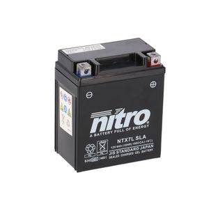 NITRO Gesloten batterij onderhoudsvrij, Batterijen voor motor & scooter, NTX7L-SLA