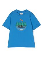 Woolrich Kids t-shirt Road Trip à logo imprimé - Bleu - thumbnail