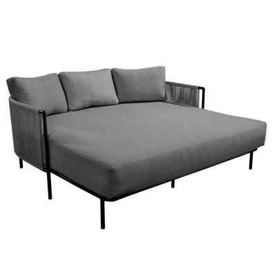 Umi daybed aluminium black/rope grey Yoi - Yoi Umi daybed aluminium black/rope grey Yoi - Yoi