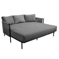 Umi daybed aluminium black/rope grey Yoi - Yoi