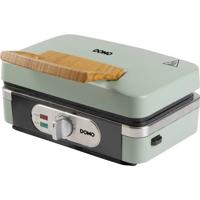 DOMO SANDWICH-WAFFLE-GRILL 3-IN-1 Wafelijzer Saliegroen