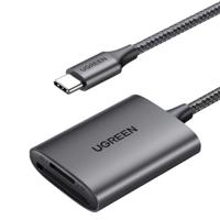 Ugreen SD/TF-kaartlezer Ugreen CM401 USB C 5 Gb/s - grijs
