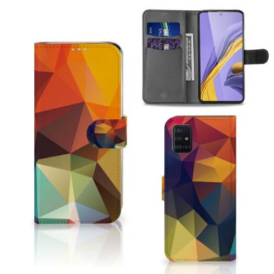 Samsung Galaxy A51 | Book Case | Polygon Color