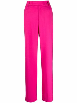 AMBUSH pantalon de tailleur à taille haute - Rose