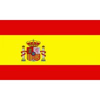 Vlag van Spanje mini formaat 60 x 90 cm   -