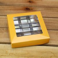 Bonbon doosjes - Chocolade doosje - Warm geel 124 basic - 24 stuks