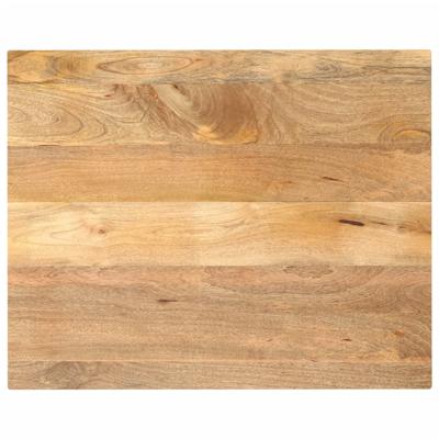 Tafelblad rechthoekig 90x80x3,8 cm massief mangohout