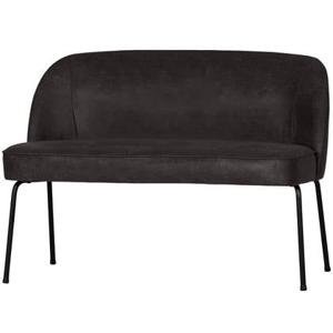 BePureHome Vogue Eetbank - Leer - Zwart - 83x120x59