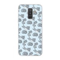 Poezen: Samsung Galaxy A6 Plus (2018) Transparant Hoesje
