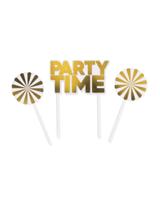 HEMA Herbruikbare Taarttopper 'party Time' HEMA Herbruikbare Taarttopper 'party Time'