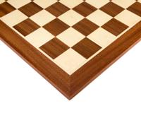 48 cm ingelegd mahoniehouten schaakbord