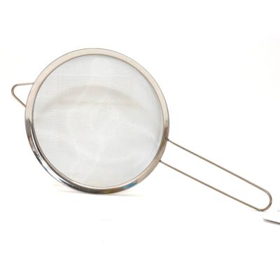 Keuken vergiet - edelstaal - 26 cm - met handvat - zeef koken - Keuken/koken benodigdheden - Zeven/v