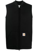 Carhartt WIP gilet zippé à patch logo - Noir