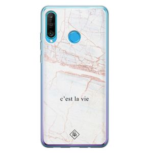 Huawei P30 Lite siliconen telefoonhoesje - C'est la vie