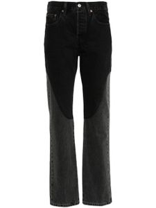 Levi's jean 501 Original Chaps à coupe droite - Noir