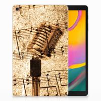 Samsung Galaxy Tab A 10.1 (2019) Tablet Backcover met foto Bladmuziek