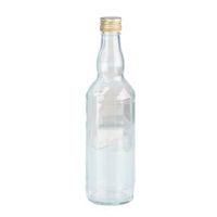 Glazen flessen met schoefdop 500 ml   -