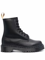 Dr. Martens bottines en cuir artificiel à lacets - Noir