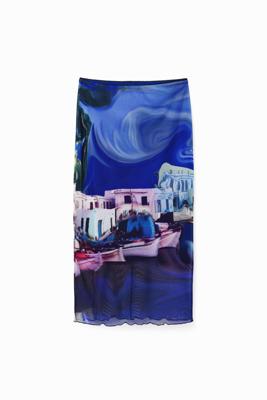 Midirok landschap M. Christian Lacroix - BLUE - XL