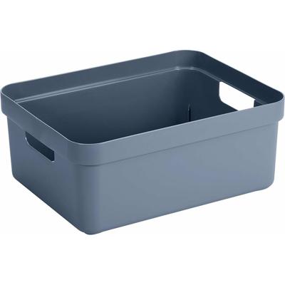 Sunware Opbergbox Sigma - kunststof - donkerblauw - 24 liter - Opbergbakken/opbergers