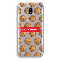 Koekerond: Samsung Galaxy J3 (2017) Transparant Hoesje