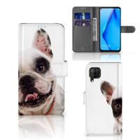 Huawei P40 Lite | Telefoonhoesje | Met pasjeshouder | Franse Bulldog Huawei P40 Lite | Telefoonhoesje | Met pasjeshouder | Franse Bulldog