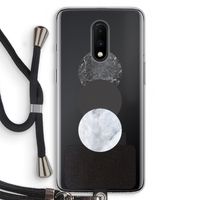 Marmeren cirkels: OnePlus 7 Transparant Hoesje met koord