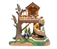 Treehouse with Playing Children with LED polyresin 28cm Santaville - Santaville Treehouse with Playing Children with LED polyresin 28cm Santaville - Santaville