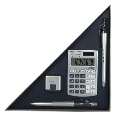 Schrijfset Milan Edition Box 4 Onderdelen Marineblauw