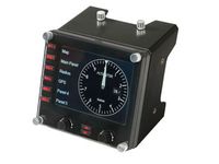 Logitech G Flight Instrument Panel Zwart USB 2.0 Vluchtsimulator Analoog/digitaal PC - thumbnail