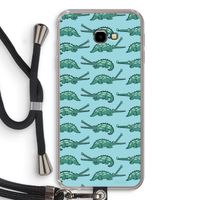 Kroko: Samsung Galaxy J4 Plus Transparant Hoesje met koord