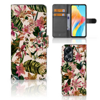 OPPO A58 4G Hoesje Flowers - thumbnail