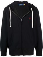 Polo Ralph Lauren hoodie zippé à logo brodé - Noir