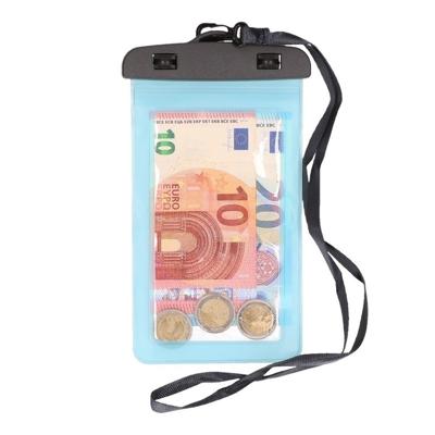 Bellatio Design Telefoonhoesje - 2x - blauw - kunststof - 21 x 11,5 cm - waterdicht
