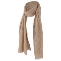 Sarlini Langwerpige Effen Sjaal Soft Light Taupe