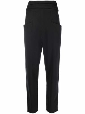 ISABEL MARANT pantalon fuselé à taille haute - Noir