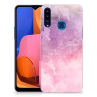Smartphone hoesje Samsung Galaxy A20s Pink Purple Paint